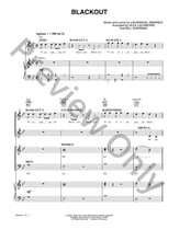 Blackout piano sheet music cover